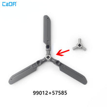 5pcs 99012 / 99012+57585 Technic Rotor Blade Small with Axle and Pin Connector End