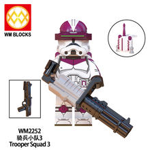 WM6127  movie series Clone Engineer Airborne Trooper Minifigures