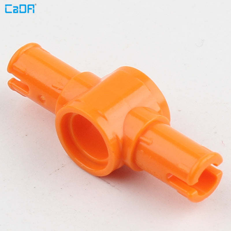 100pcs Cada 87082 Pin 3L with Friction Ridges and Center Pin Hole technic parts