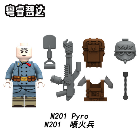 N201-208 warhammer Minifigures