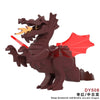 DY509-516 Medieval Fire Dragon Medieval Castle Lion King Knight Mount Minifigure