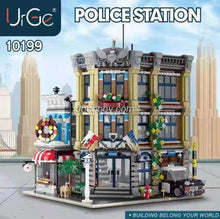 3111PCS UrGe 10199 Brick Town Police Station