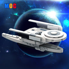 (Gobricks version) 262pcs MOC-155862 Oberth Class Starship, Star Trek (USS Grissom & USS Pegasus)