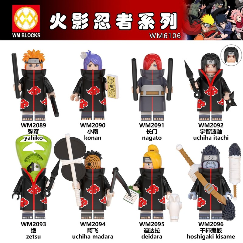 WM6106 Naruto series minifigures – Joy Bricks