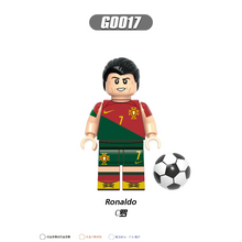 G0103 Football World Cup Series Ronaldo Benazema  Messi Minifigures