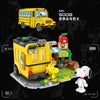 Snoopy Scene Building Blocks S002 Red House S007 Camping S008 School Bus S009 Airplane