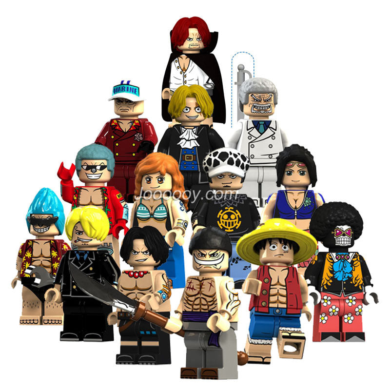 HZW14 One Piece Series Combination Minifigure - HZW14(14pcs)