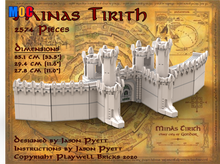 2574PCS MOC-30378 The Walls of Minas Tirith