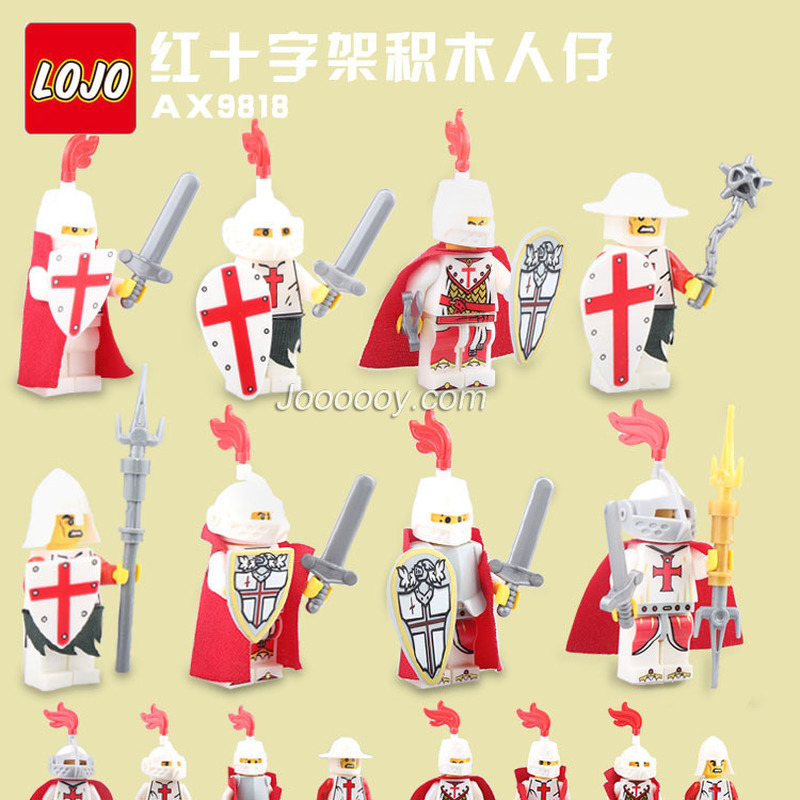 AX9818 Red Cross Knight Minifigure – Joy Bricks