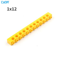 10pcs Cada 3895 Technic Brick 1x12 with Holes