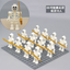 12pcs Skeleton Soldier Minifigures