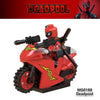 MG0188 Superhero series red deadpool minifigure