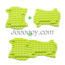 4pcs Grassland MOC bricks