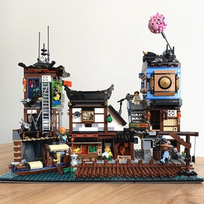3553pcs King89066 Ninja City Dock – Joy Bricks - Main Image