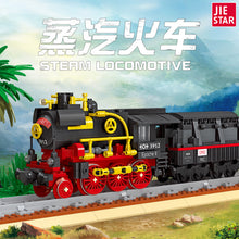 676PCS JIESTAR 59008 Steam Locomotive