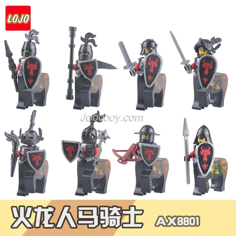 LOJO AX8801 Fire Dragon Centaur Cavalier Minifigure – Joy Bricks
