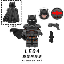 LE04 LE05 LE06 Super Hero Series Black and White Gold Batman Minifigures