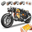 383PCS MOULDKING 23005 Racing Motorcycle with Motor