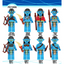 FD1006 Avatar Movie Series Neytiri Jake Sutai Minifigures