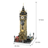 2460pcs Pantasy 85008 Steampunk Clock Tower Modular Buildings