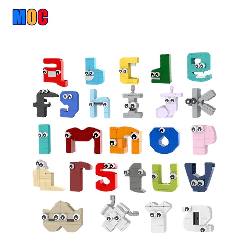 538PCS Alphabet Lore characters(A-Z) – Joy Bricks