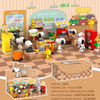 Snoopy S012 Bakery Shop S013 Book Store S014 Flower Shop S015 Gift Shop S016(8 Sets) Super Market
