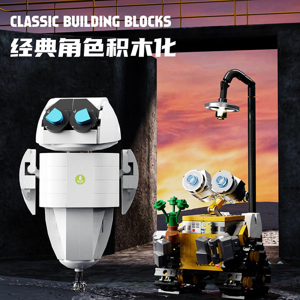 1128pcs L8003 Robot Love Wall and Eva – Joy Bricks