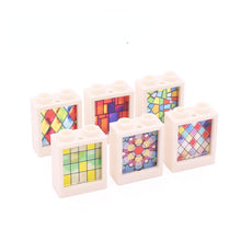 MOC parts Compatible with 60592+60601 accessories 1x2x2 glass window glass wall