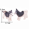 2pcs 16606 Animal Snow Dog Husky