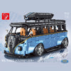 3299pcs TGL T5022A Volkswagen Bus Blue 1:8
