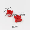 100 pcs 1*1 four-peta Flower Plant MOC bricks 33291