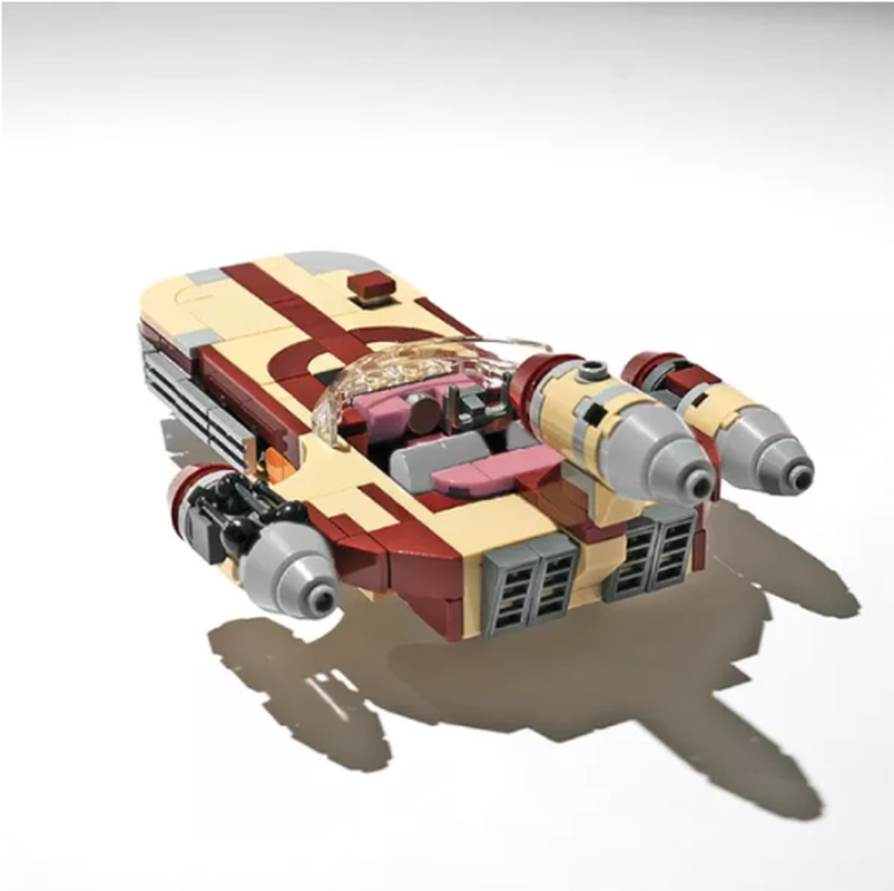 MOC-41385 Luke's X-34 SoroSuub Landspeeder – Joy Bricks MOC-41385 Luke's X-34 SoroSuub Landspeeder – Joy Bricks