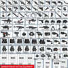 Military Minifigures Special Police Quipment Arsenal Accessories