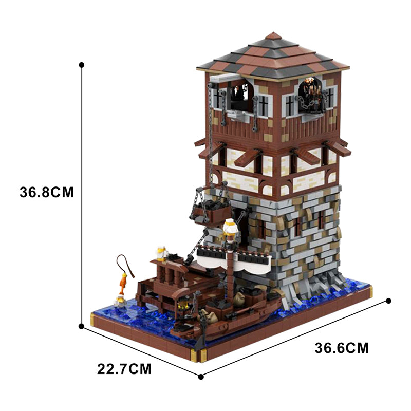 (Gobricks version)MOC-126224 Medieval lighthouse
