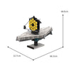 4514PCS MOC-77613 James Webb Space Telescope (JWST) 1:25 Scale