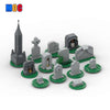 232PCS MOC-99491 Tombstones