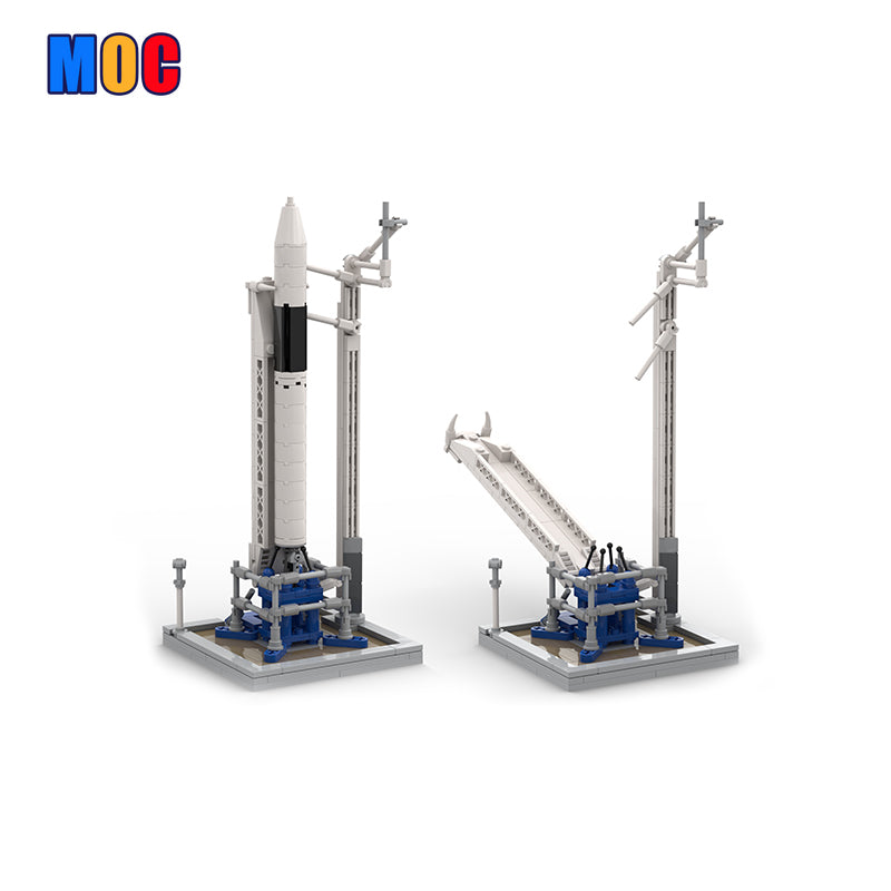261PCS MOC-89466 SpaceX Falcon 1 & Launch Pad [Saturn V 261PCS MOC-89466 SpaceX Falcon 1 & Launch Pad [Saturn V