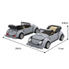 344PCS MOC-111807 79' VW Beetle Cabriolet Speed Champions