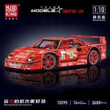 2688PCS Mould king 13095 Ferrari F40 1:10