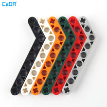 10pcs Cada 32271 Technic Liftarm Modified Bent Thick 1 x 9 (7 - 3)