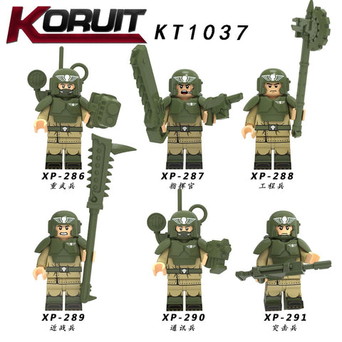 KT1037 warhammer Imperial Defence Forces minifigures