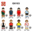 G0103 Football World Cup Series Ronaldo Benazema  Messi Minifigures