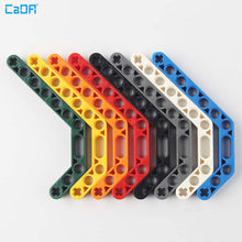 10pcs Cada 32009 Liftarm Modified Bent Thick 1x11.5 Double technic parts