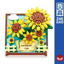 580PCS ZHEGAO DZ1013 Sunflower Life Painting