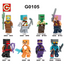 G0105 Minecraft Diver Ninja Trainer Fox Minifigures