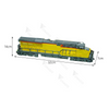 1734PCS MOC Union Pacific ES44AC MOC-36031