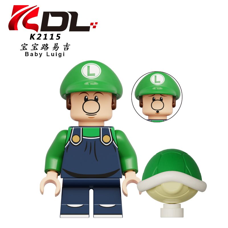 【ご予約品】 KDL815 Mario Bricks Joy – Minifigures Luigi Plumber 小物