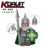 KT1046 Medieval series Knight of Rohan minifigures