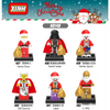 X0140 christmas series santa claus minifigures