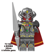 TV6201 Super Hero Series Gem Ultron Wanda Captain America Thunder Panther Minifigures
